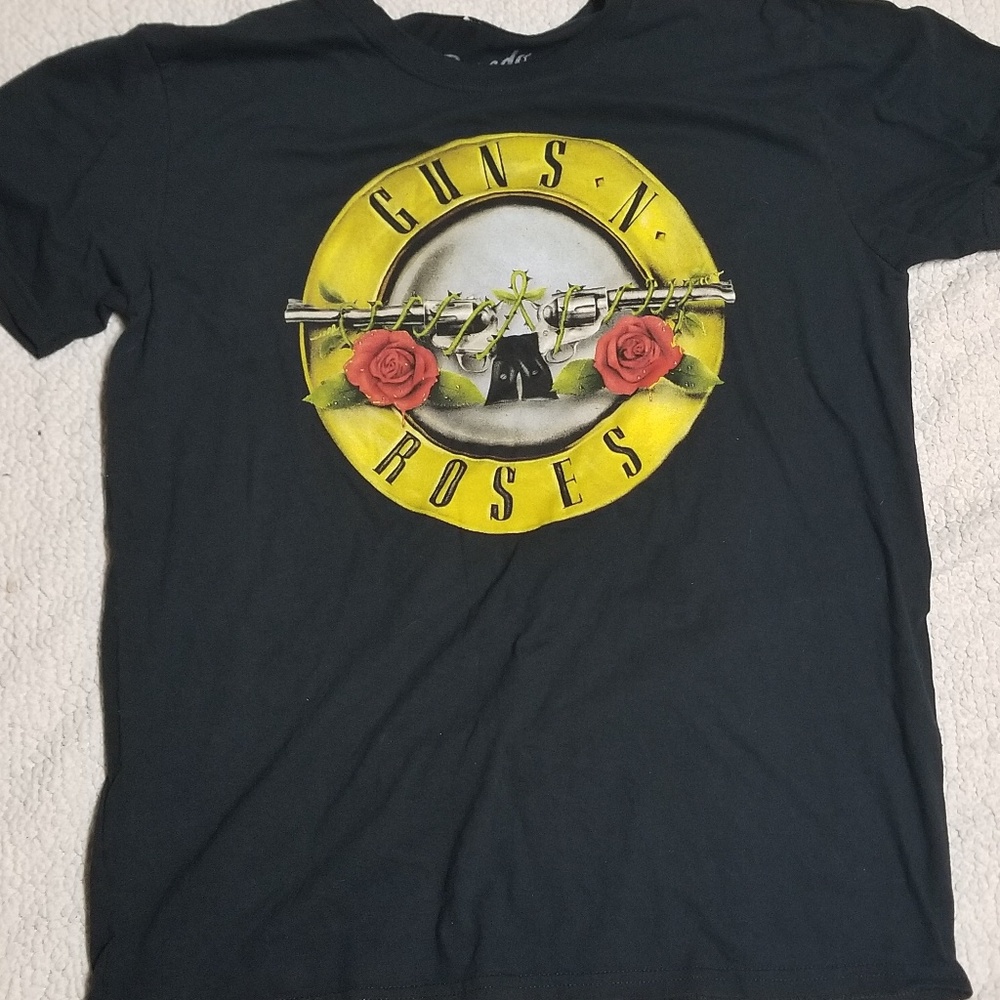 Bravado brand guns and roses printed t size large